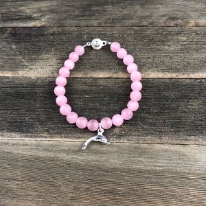 Pink Sea Glass Bracelet